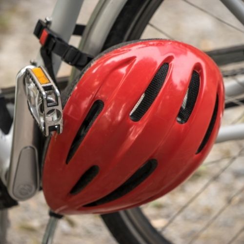 What do you do with old bike helmets that you don’t need anymore?
